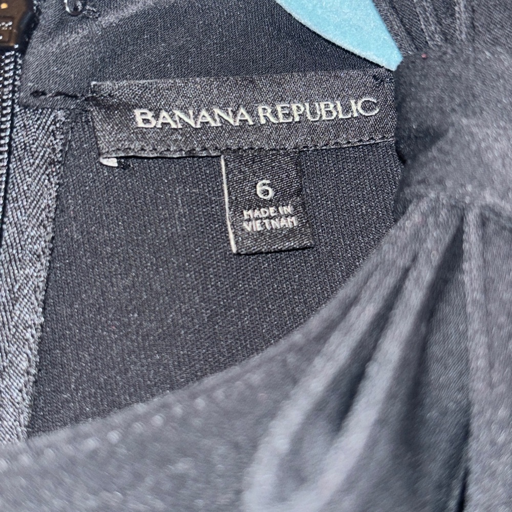Banana republic black bow neck blouse - Picture 6 of 9